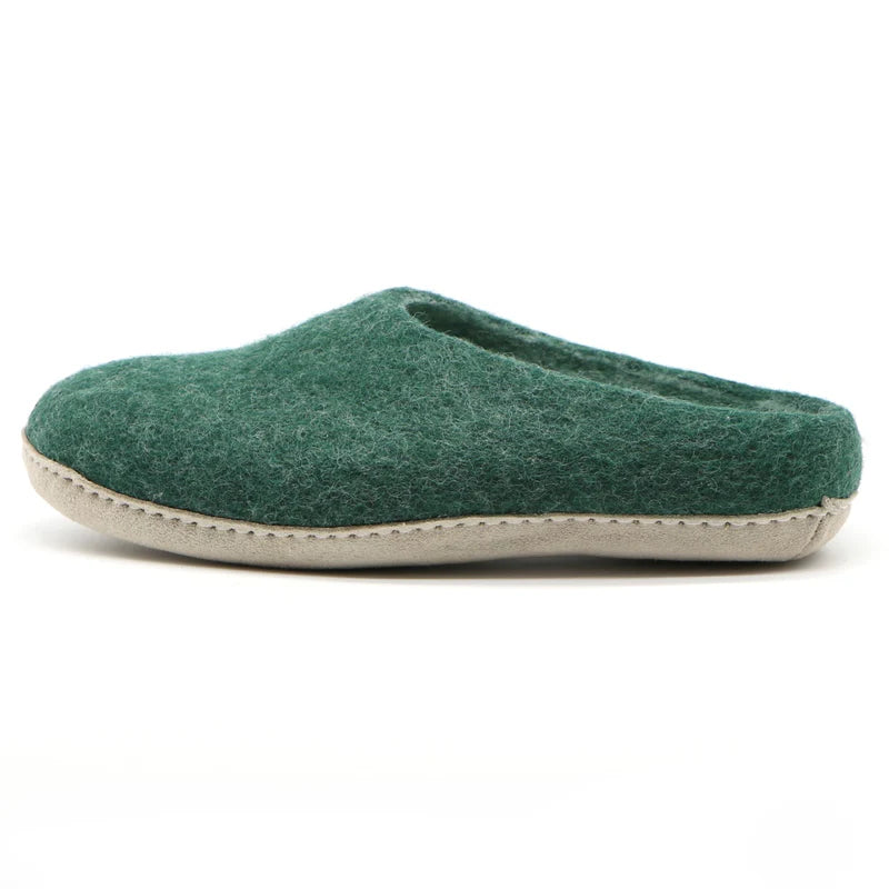 Men’s Wool Felt Mule Slippers