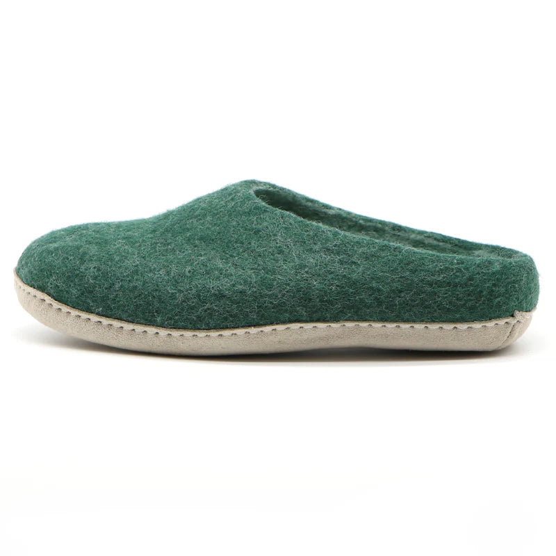 Men’s Wool Felt Mule Slippers