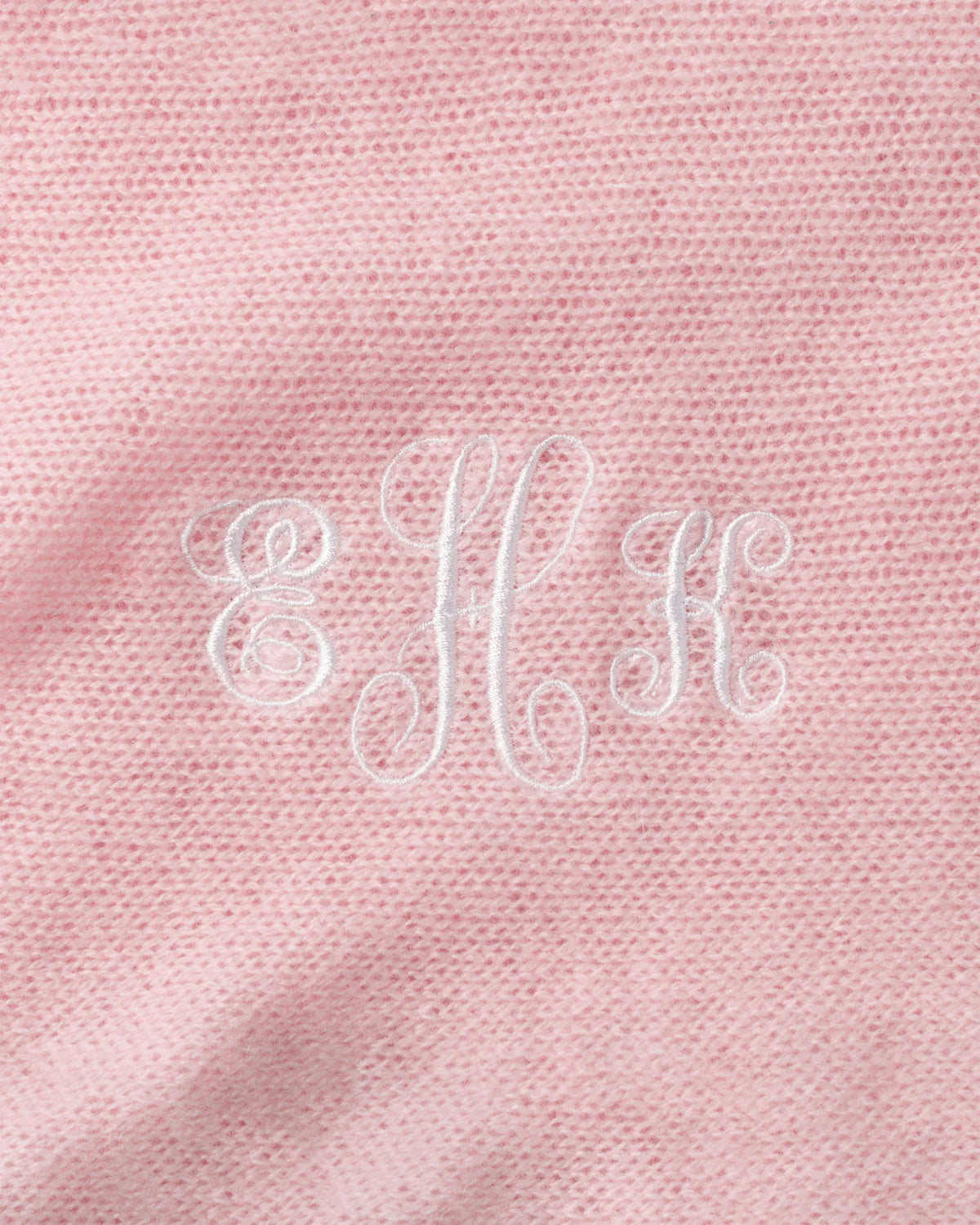 Premium Cashmere Baby Blanket - Blush Petal