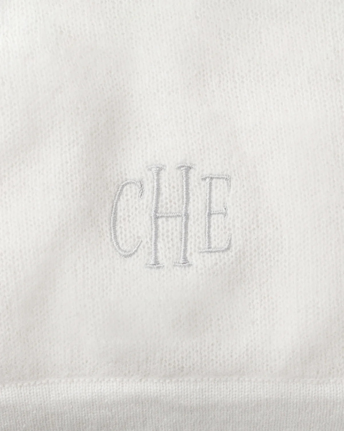 Premium Cashmere Baby Blanket - Cloud White