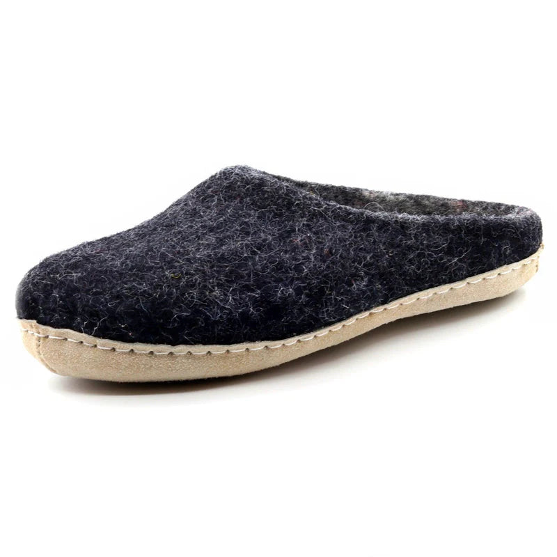 Men’s Wool Felt Mule Slippers