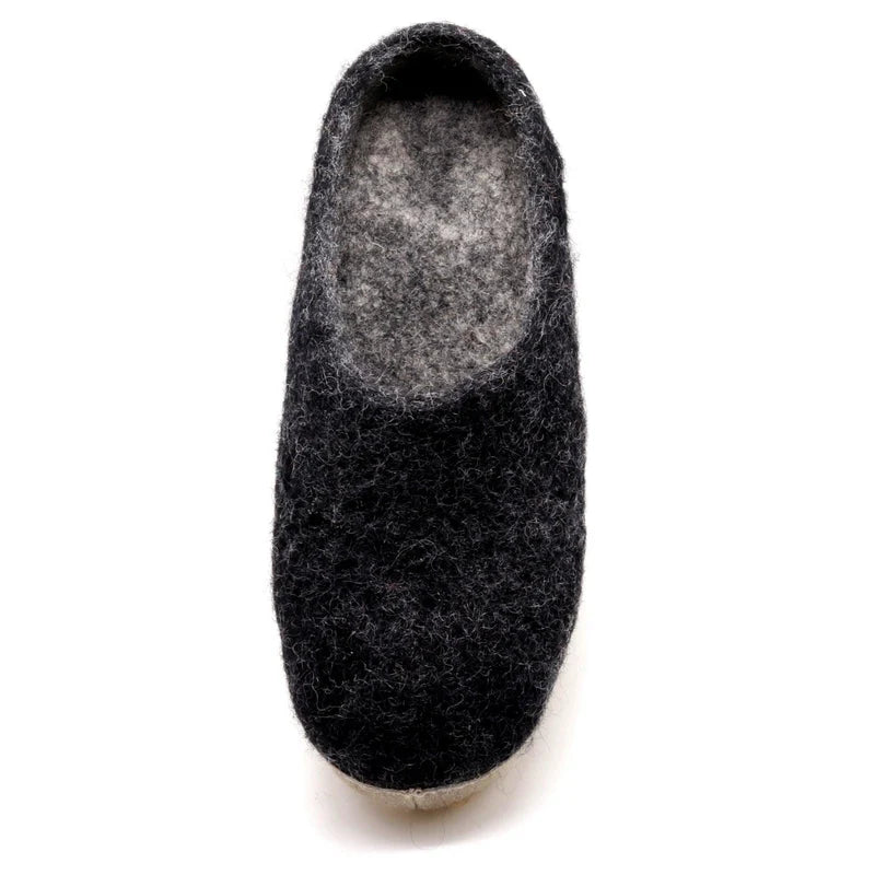 Men’s Wool Felt Mule Slippers