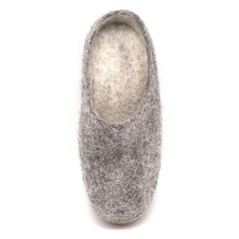 Men’s Wool Felt Mule Slippers
