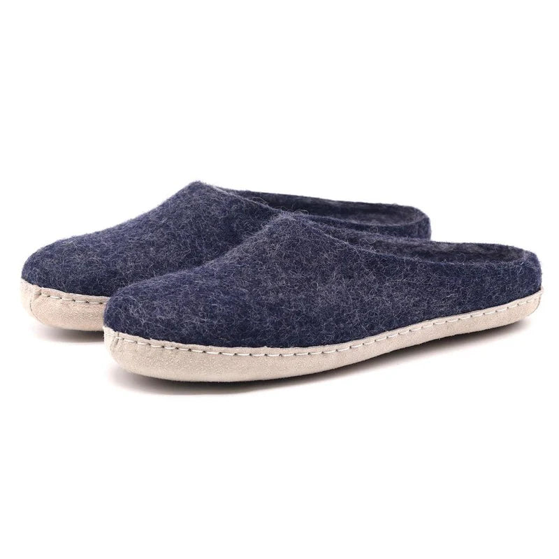 Men’s Wool Felt Mule Slippers