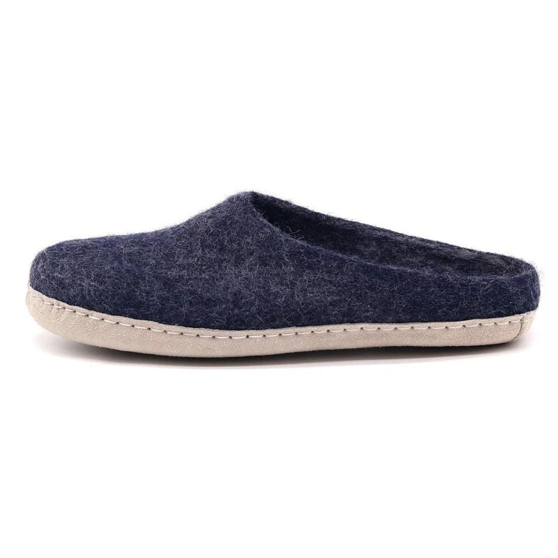 Men’s Wool Felt Mule Slippers