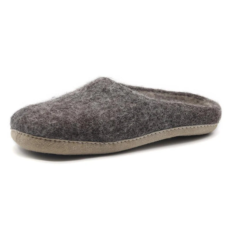 Men’s Wool Felt Mule Slippers