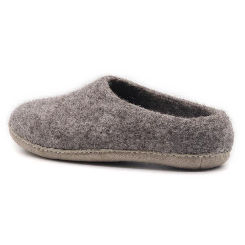 Mens Wool Felt Mule Clog