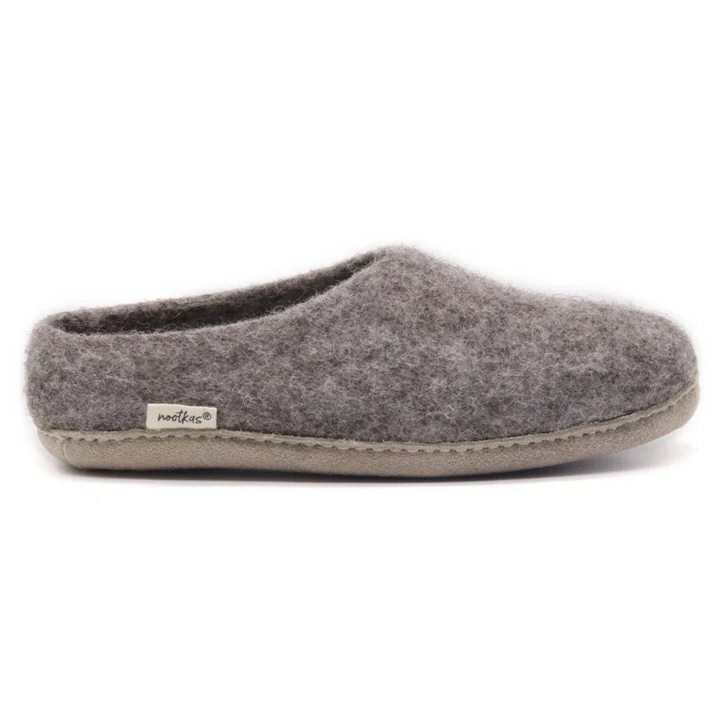 Mens Wool Felt Mule Clog