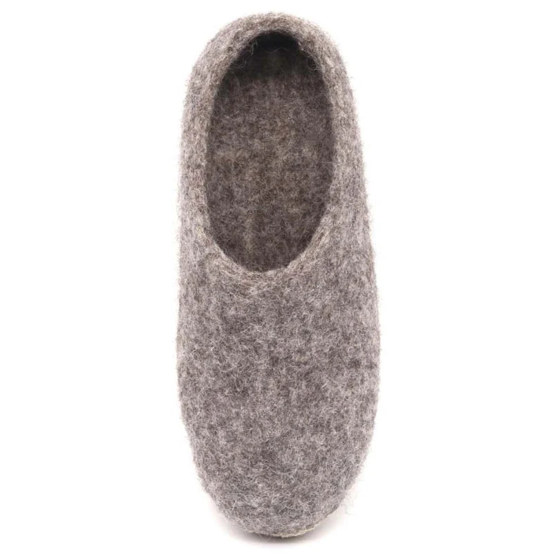 Mens Wool Felt Mule Clog