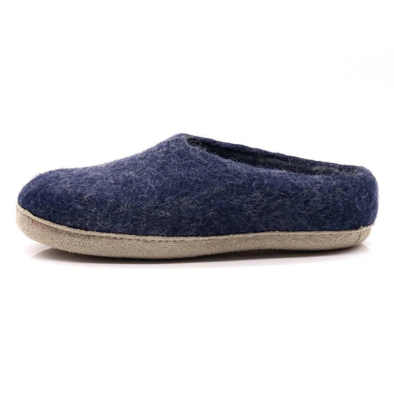 Mens Wool Felt Mule Clog
