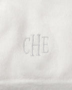 Premium Cashmere Baby Blanket - Cloud White