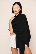 Classic Women's Cashmere Wrap - Black