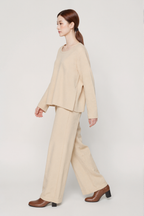LUNE Cashmere Lounge Set - Natural