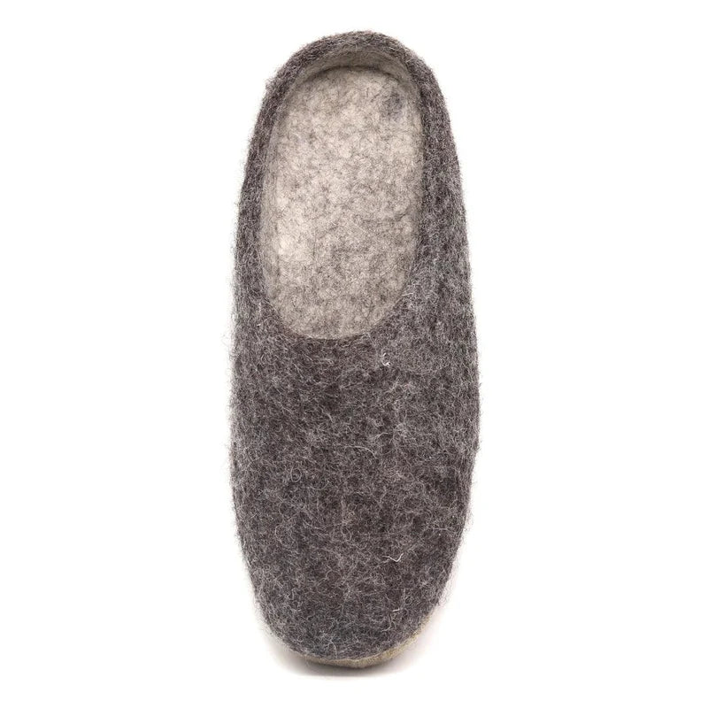 Men’s Wool Felt Mule Slippers