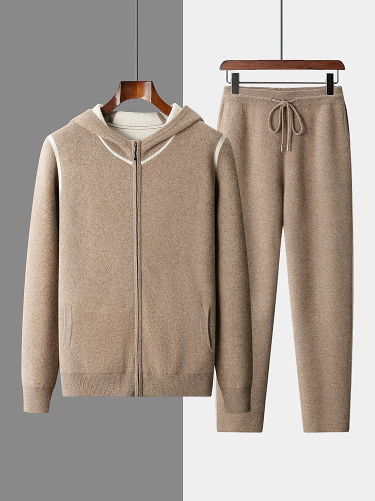 K - Cashmere Hoodie and Jogger Set