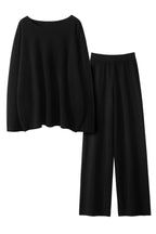 LUNE Cashmere Lounge Set - Black