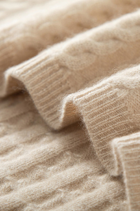 Dear - Classic Cable Cashmere Co-ord Set