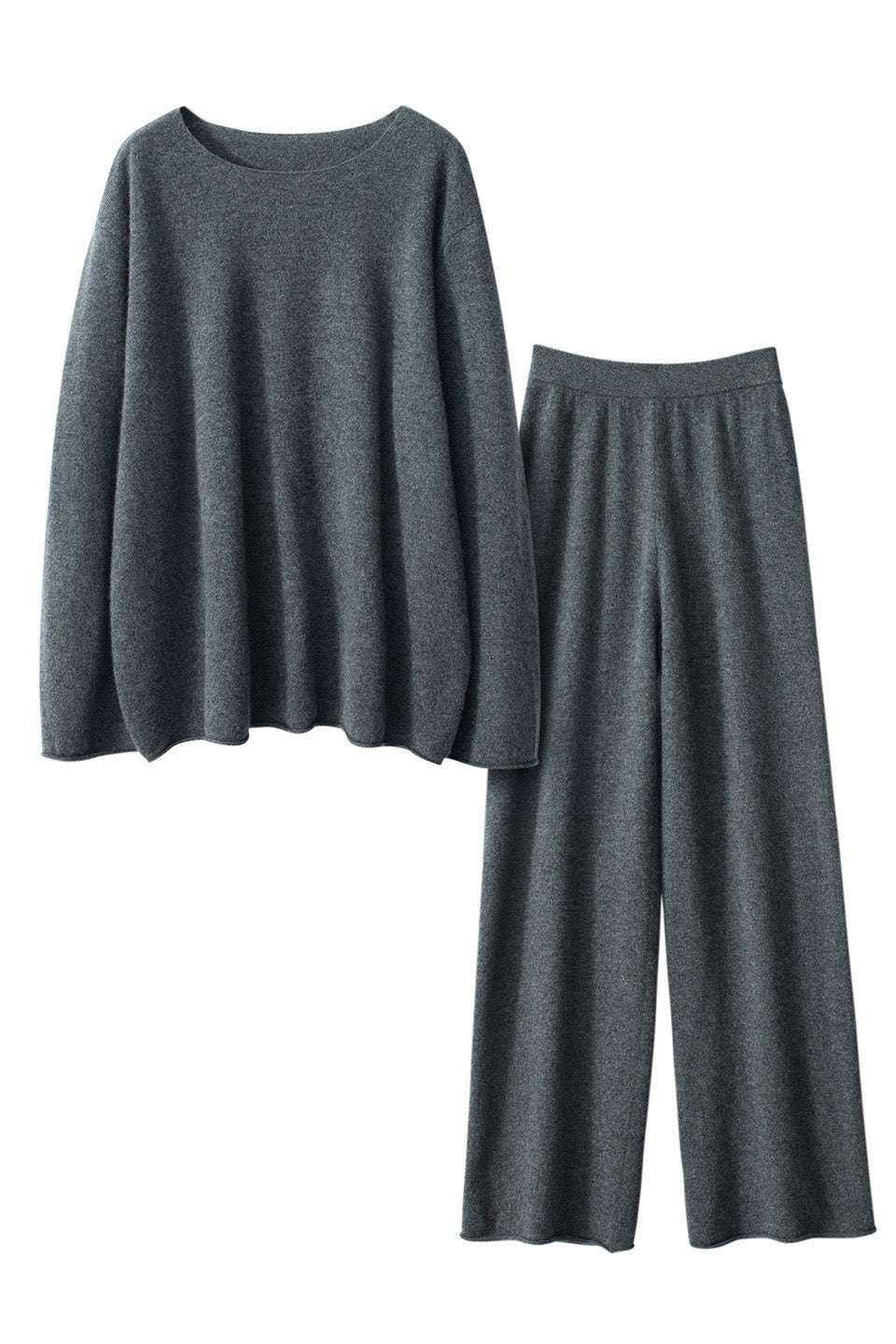 LUNE Cashmere Lounge Set - Slate