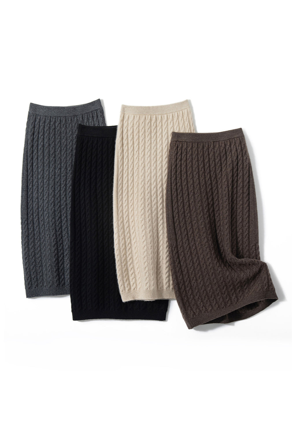 Dear - Classic Cable Cashmere Co-ord Set