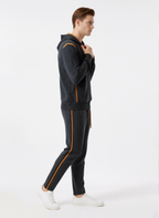 EASE Mongolian Cashmere Hoodie and Jogger Set - Graphite