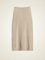 Dear - Classic Cable Cashmere Co-ord Set
