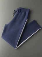 EASE Mongolian Cashmere Hoodie and Jogger Set - Navy