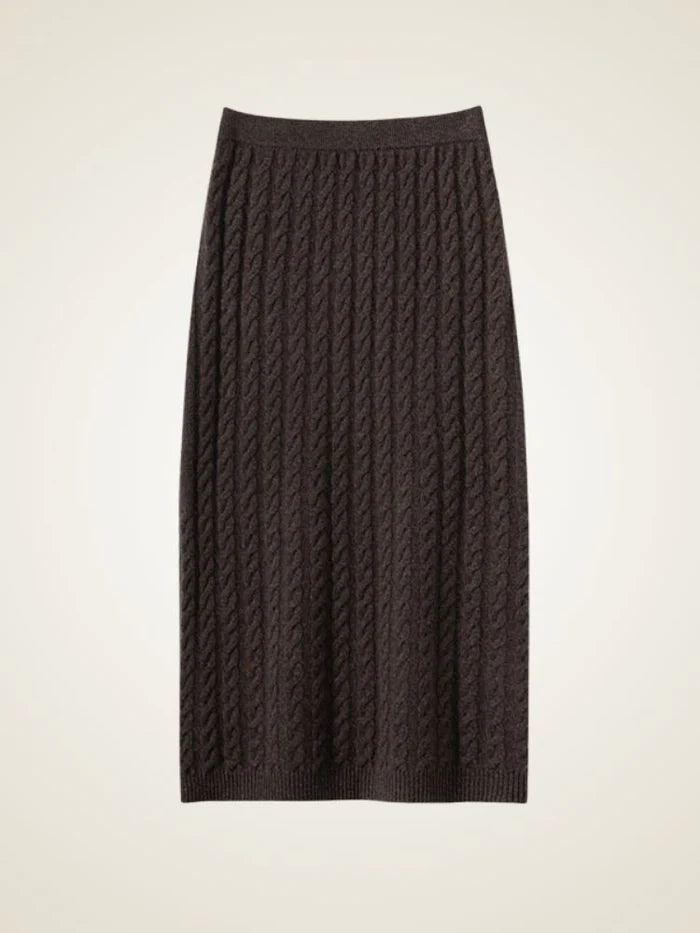 Dear - Classic Cable Cashmere Co-ord Set