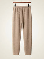 Ease Mongolian Cashmere Hoodie and Jogger Set - Natural