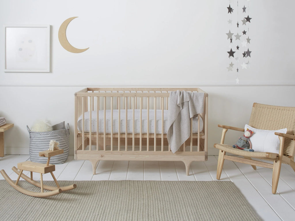 Honeycomb Knit Cashmere Baby Blanket - Greige