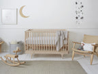 Honeycomb Knit Cashmere Baby Blanket - Greige