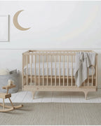 Honeycomb Knit Cashmere Baby Blanket - Greige