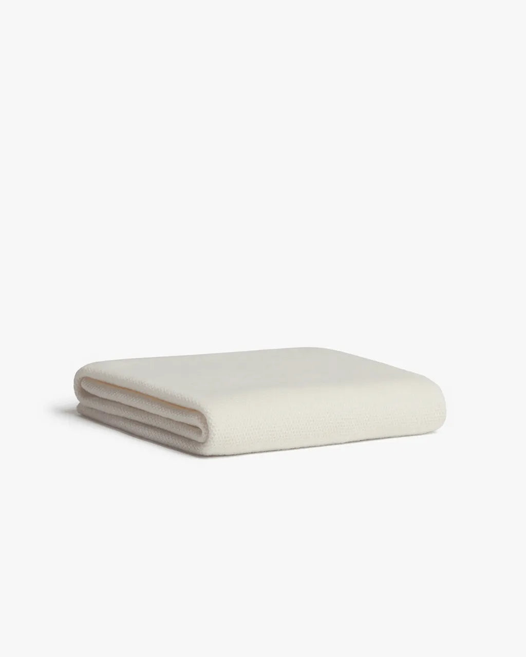 Honeycomb Knit Cashmere Baby Blanket - Ivory