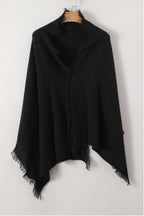 Elegant Fringe Cashmere Shawl