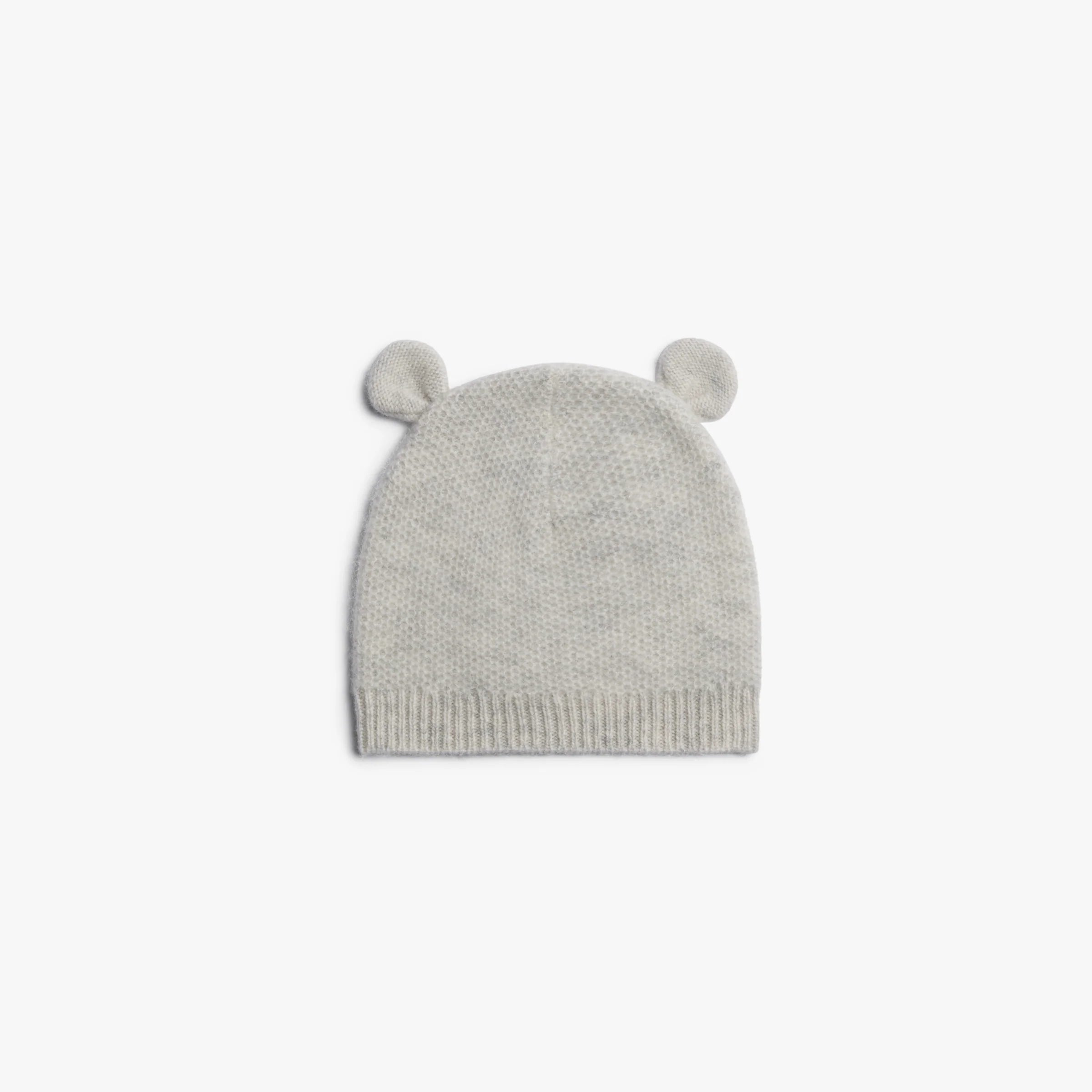 Honeycomb Knit Cashmere Baby Hat - Sage Green